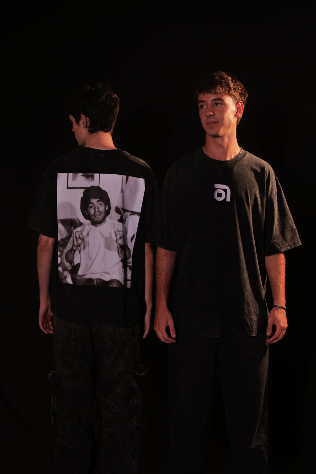 D10S // Oversize Negro Stonewashed - PREVENTA