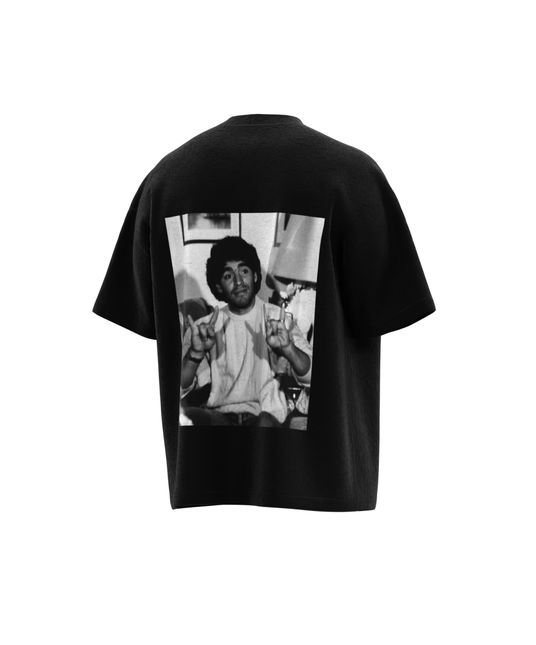 D10S // Oversize Negro Stonewashed - PREVENTA