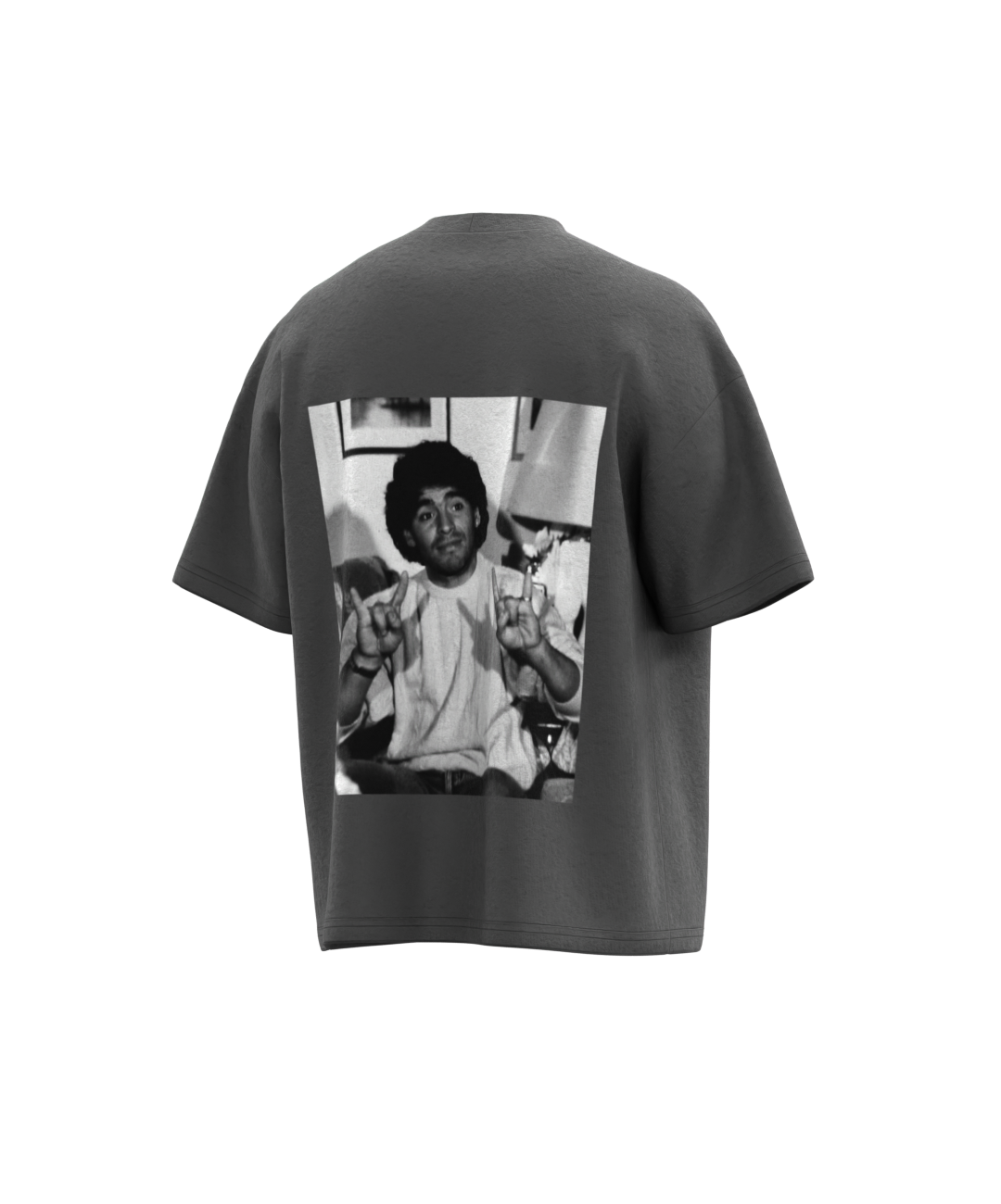 D10S // Oversize Gris Hielo Stonewashed - PREVENTA